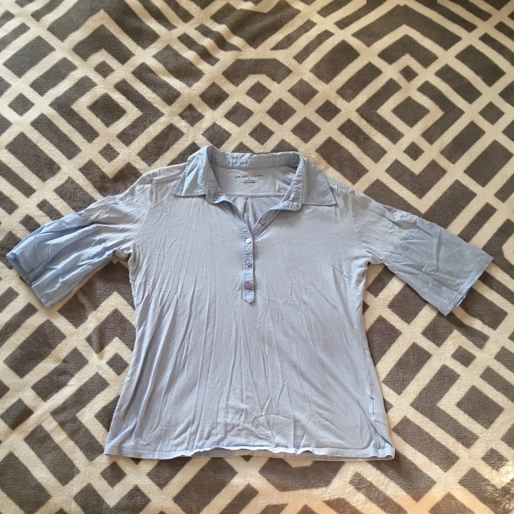 👚 New York and Company teens button blouse 👚